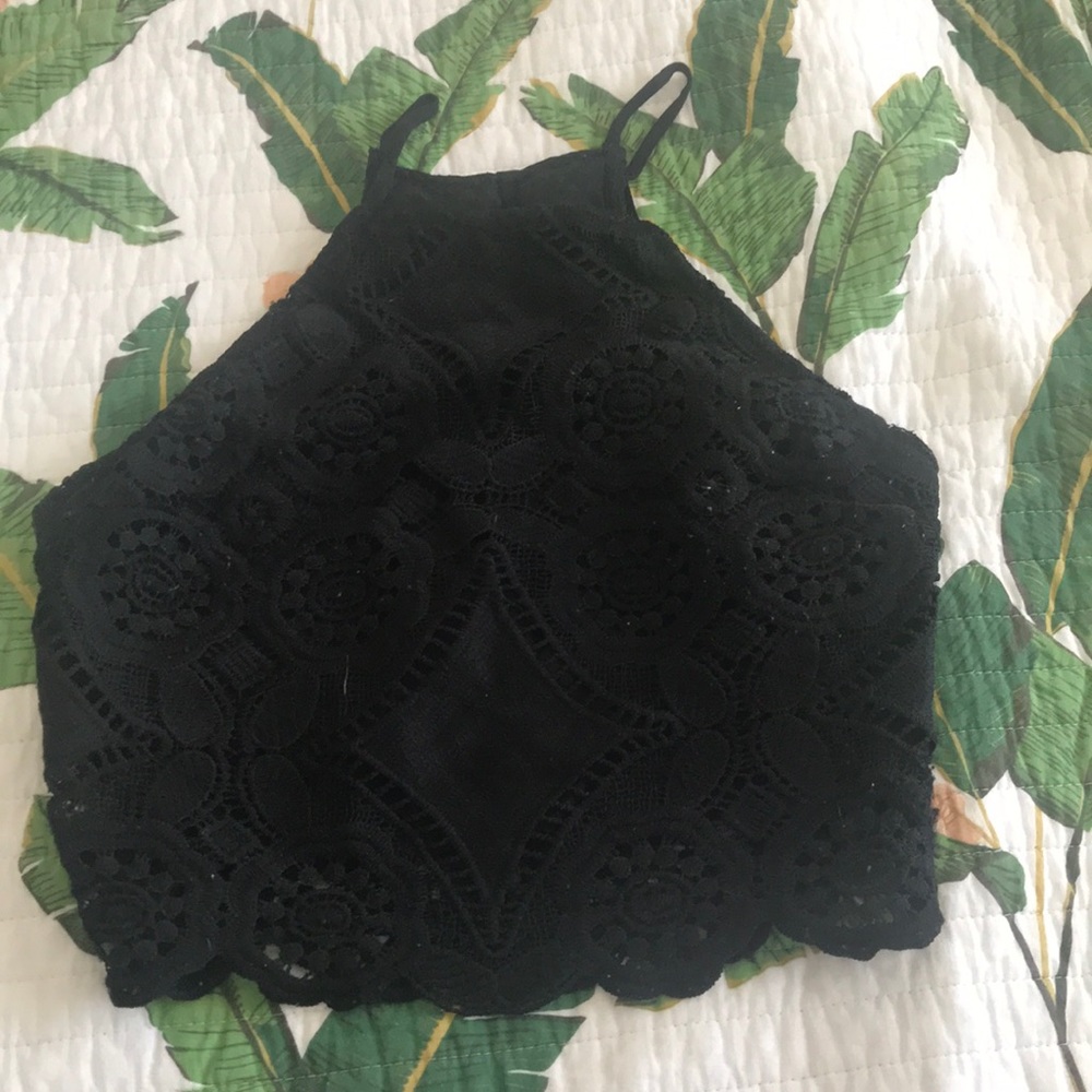 Abercrombie halter crop top